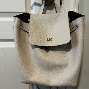 Michael Kors Junie Flap Backpack Leather